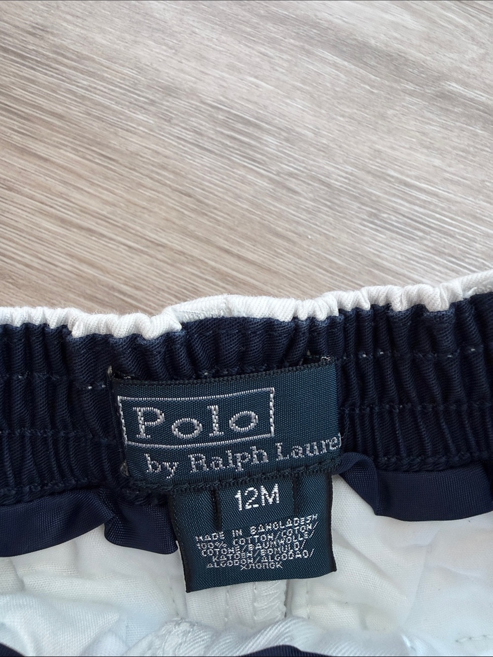Polo Boys White Shorts 12M - Picture 2 of 3